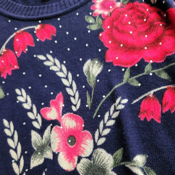 Emily Daniel's Rose and Rhinestone sweater - Picture 15 of 15